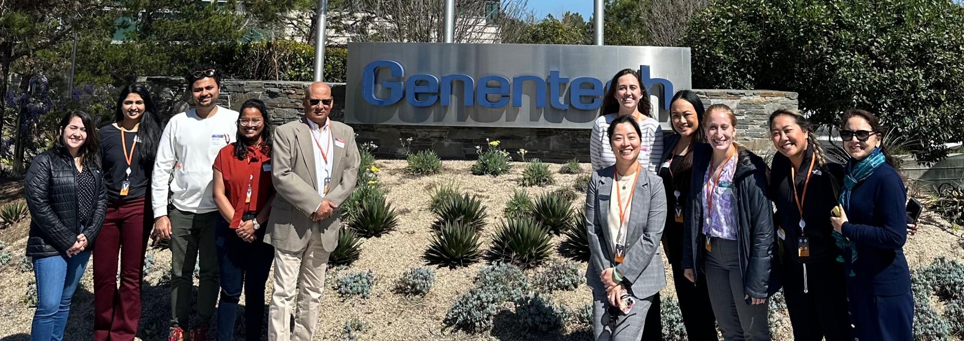 UC Davis MBA student tour Genentech 