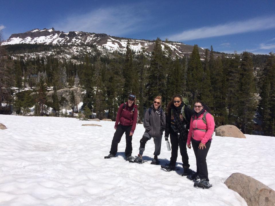 Meagan Travlos MBA 22 and her Girl Scout troop