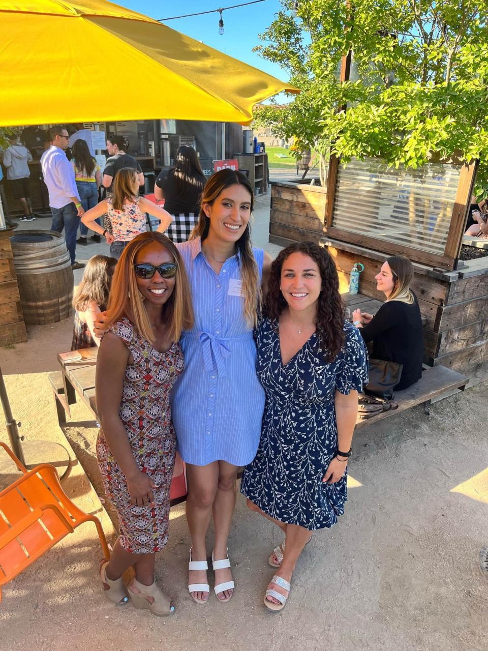 Esther Muriithi, Leticia Garay and Andrea Ollanik